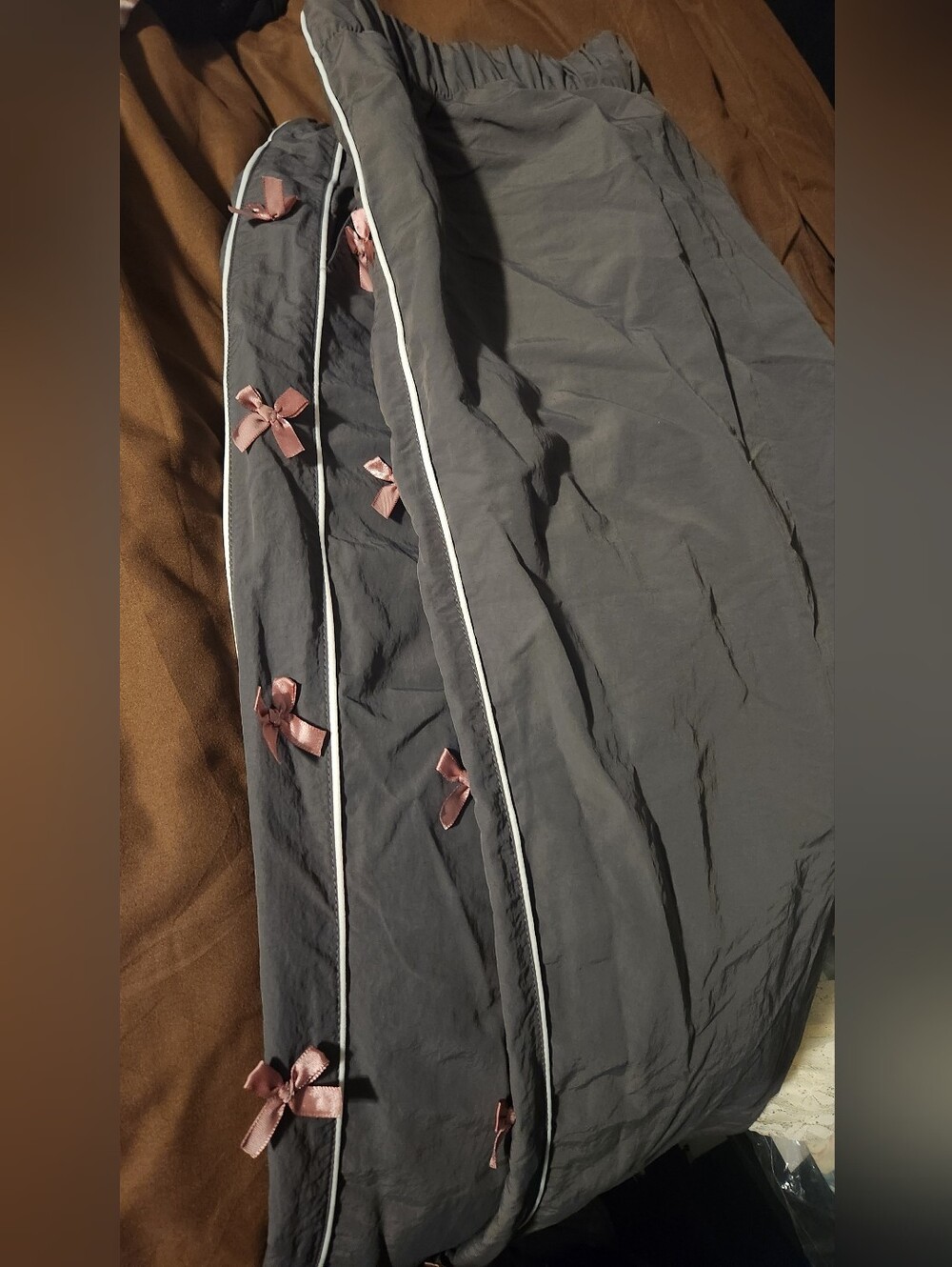 Torrid Athletic Pants Pink Bow Accents